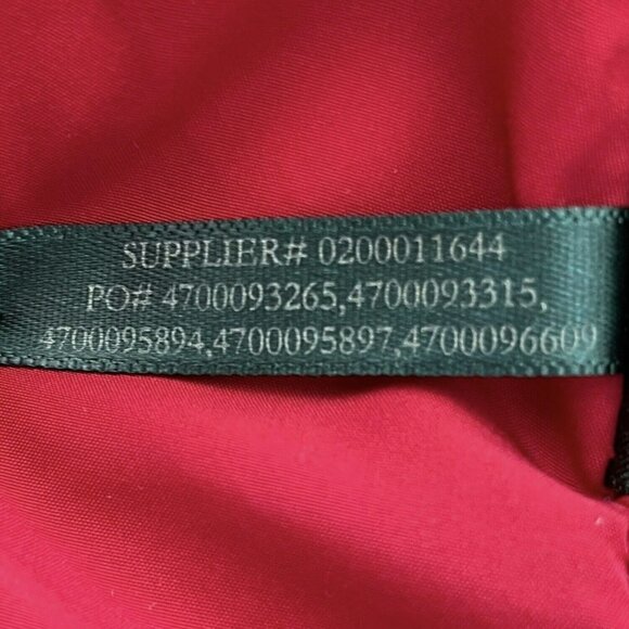 Lauren Ralph Lauren Green Label Women's Sz M Black Quilted Vest Red Lining - Picture 7 of 11